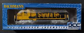 Gp-30 Bachmann 60812 Ho Scale Santa Fe Warbonnet #3230 With Dcc Nice Clean