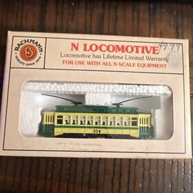 51-610 Bachmann 61090 N Scale Gague Philadelphia Transit Brill Trolley #51-610 New In Box