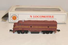 61564 Bachmann N Scale Pennsylvania F9 Emd Powered Diesel Locomotive 9710 Tested