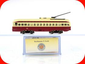 62993 Bachmann N Scale Toronto Transit Pcc Lighted Streetcar Trolley - Issues
