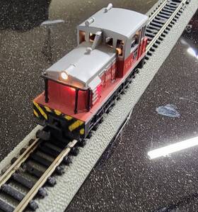 Bachmann 7585 N Model Power Locomotive Plymouth Wtd 060 Burlington Diesel Switcher #9280