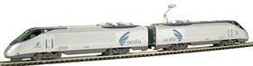 81551 Bachmann N Scale Amtrak Acela Express Non-powered Locos With Dcc Lighting