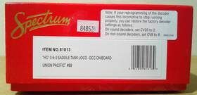 81813 Bachmann Ho Scale Spectrum 0-6-0 Saddle Tank Switcher Union Pacific Up #88 Dcc