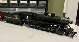 2-10-0 Bachmann 85404 Ho Scale Western Maryland Decapod Dcc Wowsound