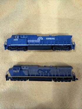 Bachmann 86052 Spectrum N Scale Locomotive Conrail Blue Ge Dash 8-40cw Diesel 6058