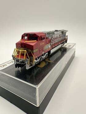 8-40cw Bachmann 86059 Spectrum N Scale Santa Fe #834 Ge Dash Diesel With Box