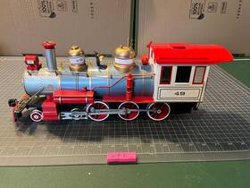 90020-90021 Bachmann G Scale Train Baldwin 4-6-0 Locomotive Emmett Kelly Jr Circus #49 Lot A