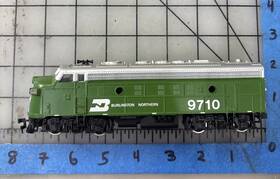 9710-bn Bachmann Vtg #9710 Burlington Northern Power Locomotive/train Made Bb5 A1