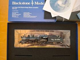 B310106 Blackstone Hon3 Models D&rgw K-27 2-8-2 Narrow Gauge Steam Locomotive Weathered