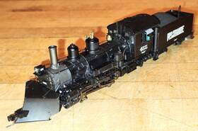 B310131 Blackstone Models Hon3 Rio Grande Southern K-27 455 With Plow Inch Post Wreck Dcc/sound
