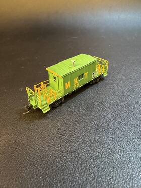 24200 Blueford Shops N Scale Transfer Caboose Short Roof Mi-ka-tx #mkt 73 Lnib