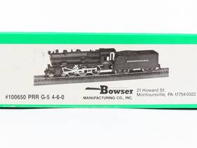100950 Bowser Ho Scale Undecorated Prr Pennsylvania G-5 4-6-0 Steam Loco Kit
