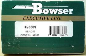 23389 Bowser Ho Scale Ge U25b Conrail #2596