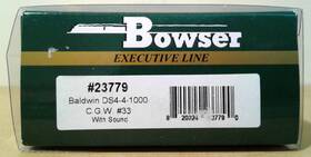 Ds4-4-1000 Bowser 23779 Ho Baldwin Chicago Great Western Cgw #33 Dcc And Sound
