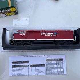 Bowser 24353 Ho Canadian Pacific Rail Sd40-2f Diesel Engine #9000 With Dcc And Snd