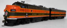 410a-b Broadway Limited Imports Ho Scale F7a/b Set Dcc And Sound #308-a 308-b Great Northern