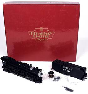 3751 Broadway Limited Imports 836563000566 056 Ho Scale Atsf 4-8-4 Northern Steam Locomotive #3751 Read
