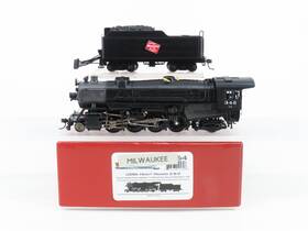 Broadway Limited Imports 836563021646 Ho Bli Miw Milwaukee Road 2-8-2 Steam #345 Custom Wdcc And Sound