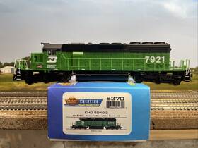 Sd40-2 Broadway Limited Imports 836563052701 Ho Scale Blue Line Inch Bn Dcc Sound