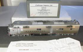 Challenger Imports 2108.1 Ho Cb&q Emd E7a Burlington #9937a Runs Very Well