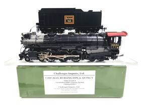 Challenger Imports Ltd. 2258.1 Cil Samhongsa Cb&q S-4 4-6-4 Chicago Burlington #3001 Ho Brass