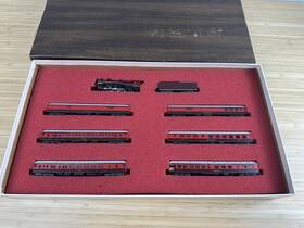 0001-004306 Con-cor N Scale Gm&o Alton Limited 4-6-2 Steam 6 Passenger Car Set