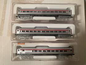 0001-4483 Con-cor N Scale Southern Pacific Budd Rdc-2 Powered And Rdc-1 Unpowered Railcars
