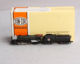 0003-028202 Con-cor N Scale Great Northern Mikado Steam Loco And Vanderbilt Tender