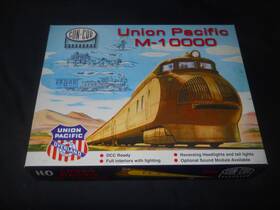001-008781 Con-cor Ho Union Pacific M-10000 3 Unit Set Dcc Ready Full Interiors