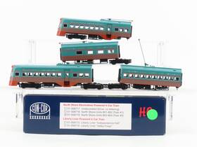 01-008719 Con-cor Ho Scale North Shore Electroliner 4-car Electric Train Set