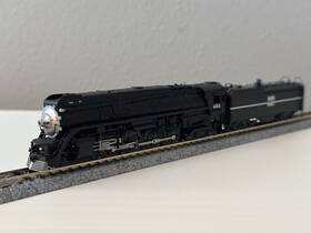 Con-cor 01-3851 Concor Western Pacific Gs4 486 N Scale Steam Train Engine Locomotive Runs Rare
