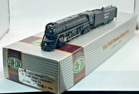 01-3890 Con-cor N Scale #01-3890 Santa Fe 4-8-4 Northern Steam Locomotive Original Box