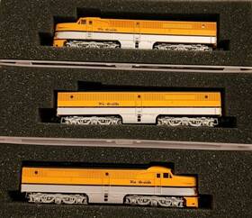 02061 Con-cor N Scale P1 Aba Diesel Engine Set Denver And Rio Grande Only One A Powered