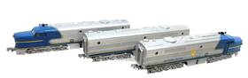 2051 Con-cor 1-002111/2051 N Delaware And Hudson Pa/pb/pa Locomotive Set