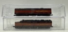 Con Cor 2061c 2091c N Scale 2061k And 2091k Pa-1 Pb-1 Gulf Mobile Ohio #290 Locomotives