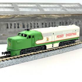2071n Con-cor 2071 Merry Christmas Pa-1 Diesel Locomotive Non-powered Dummy N Scale