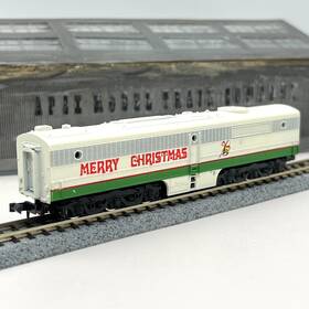 2091n Con-cor 2091 Merry Christmas Pb-1 Diesel Locomotive Non-powered Dummy N Scale