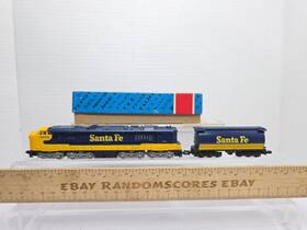 Con-cor 3321e Con-cor N Scale Santa Fe 7203 Gas Turbine And Tender Atsf Runs Read Descript