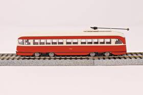 93005 Con-cor Ho Pcc Streetcar Trolley Pittsburgh #1112 Orange For Repair