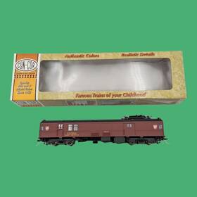 Con-cor International 098552945269 Con-cor Ho Pennsylvania Keystone Powered Baggage Mail Car 5413