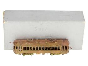 To-408 Custom Nj Brass Ho Third Avenue Railway Osgood Bradley Trolley/box