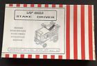Cw-111 Circus Crafts Scale Stake Driver Wagon Item Unassembled