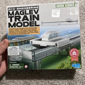 00-03379 Eco-engineering 607801 Green Science Maglev Train Model Item #00-03379 Open Box