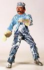 Fggjc01p Railroad Engineer Resin Large Scale Painted 20.3 1 Figure Model