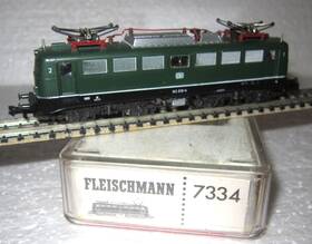 819-4 Fleischmann 7334 N Db Br140 Electric Locomotive Green Ovp Ep Iv Tested