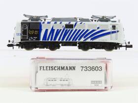 733603 Fleischmann N Lokomotion Rail Inch Zebra Br 139 Electric #133 - Dcc Ready 733603 Fleischmann N Lokomotion Rail Inch Zebra Br 139 Electric #133 - Dcc Ready