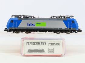 738506 Fleischmann N Scale Bls Cargo Br 185 Traxx Electric #535-2 - Dcc Ready 738506 Fleischmann N Scale Bls Cargo Br 185 Traxx Electric #535-2 - Dcc Ready