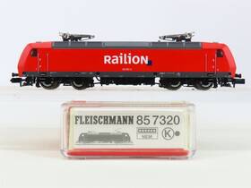 857320 Fleischmann N Scale Piccolo Railion Br 145 Electric #063-4 - Dcc Ready