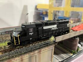 70652 Fox Valley Models 71154 N Scale Fvm Gp60 Norfolk Southern Ns 7127 Locomotive
