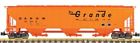 G431-09 Accucraft Aml Rgw Orange Bay Covered Hopper